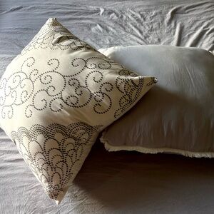 Two Small Throw Pillows